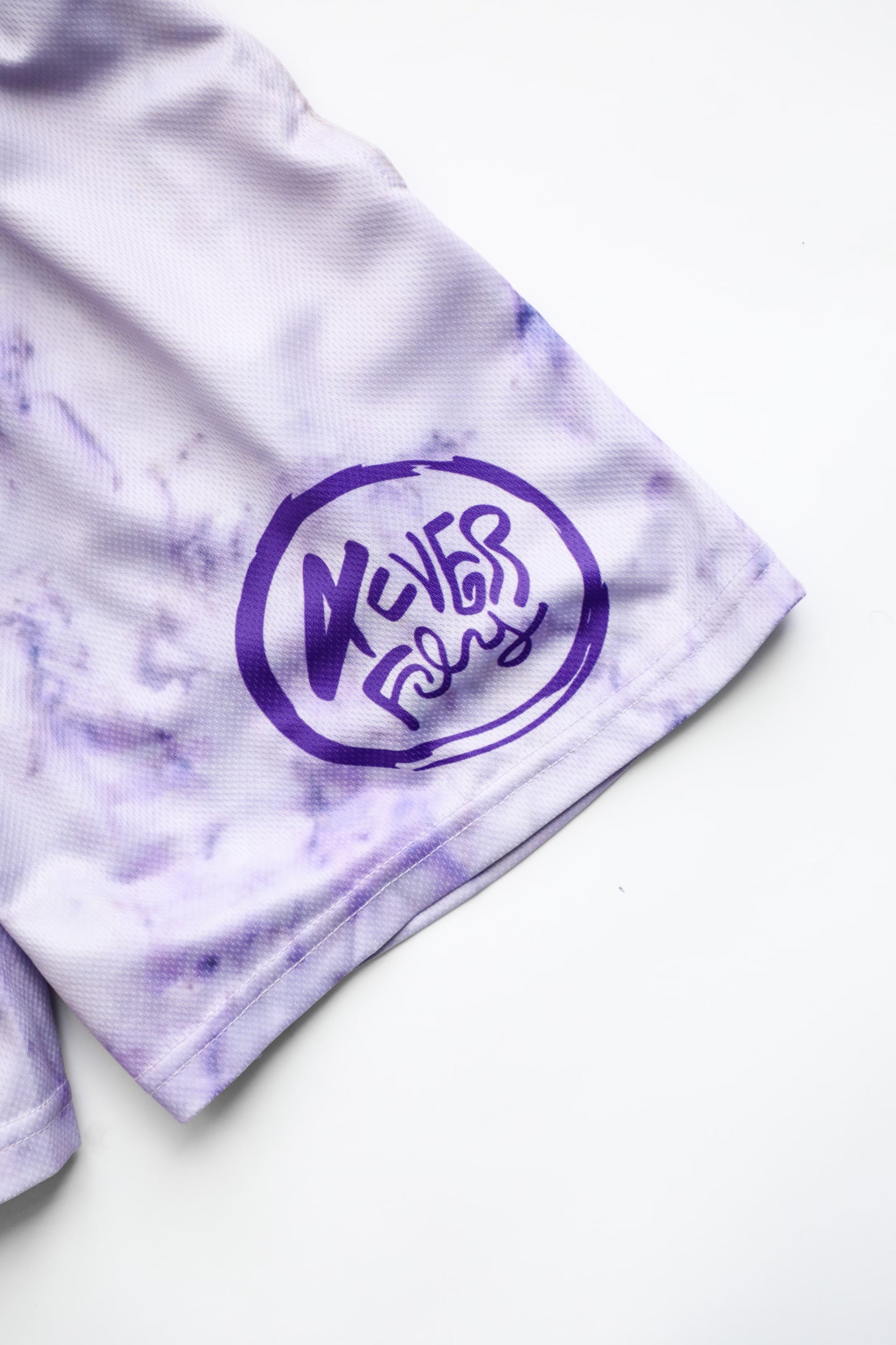 Marble Purple Logo shorts