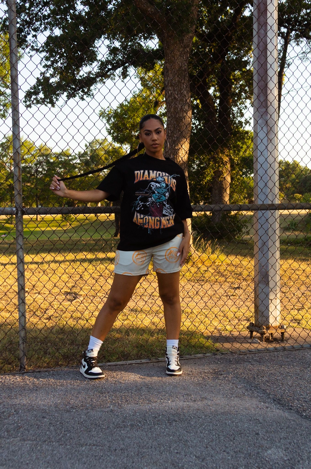 Banana Papaya Logo shorts